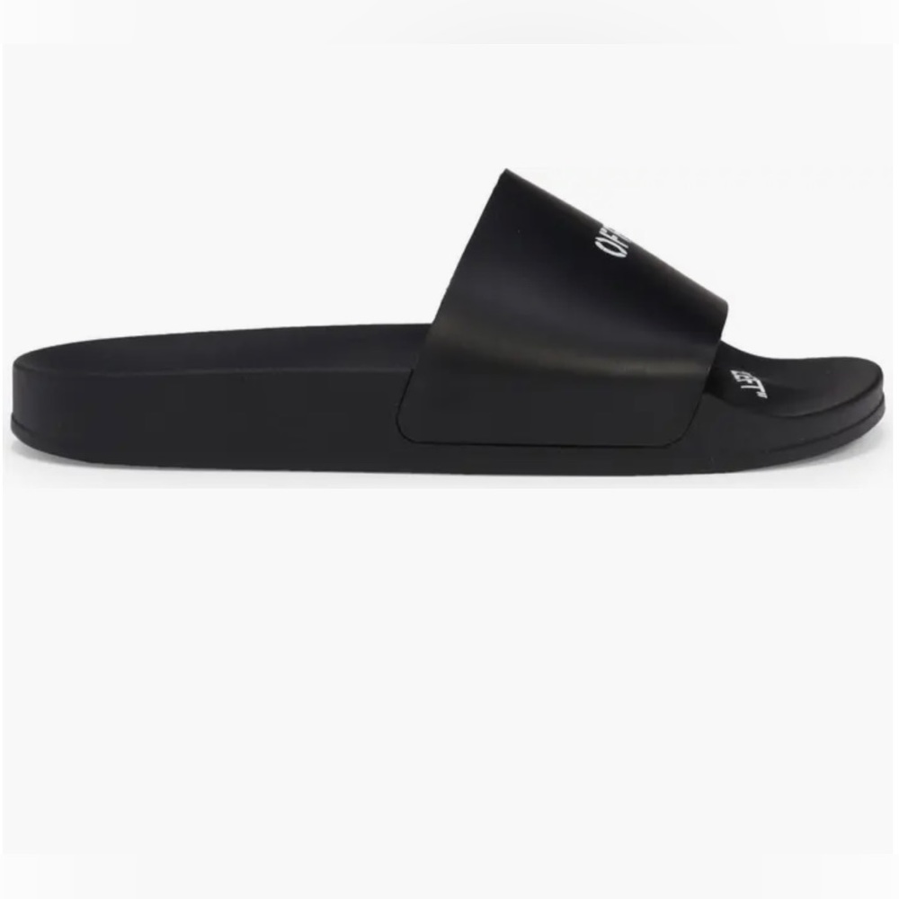 Off White Logo Flip Flops - Picture 5 of 9